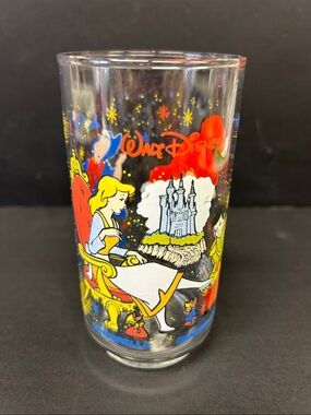 Vintage 1980’s McDonald’s/Coca-Cola/ Walt Disney “Cinderella “ 5.5” glass